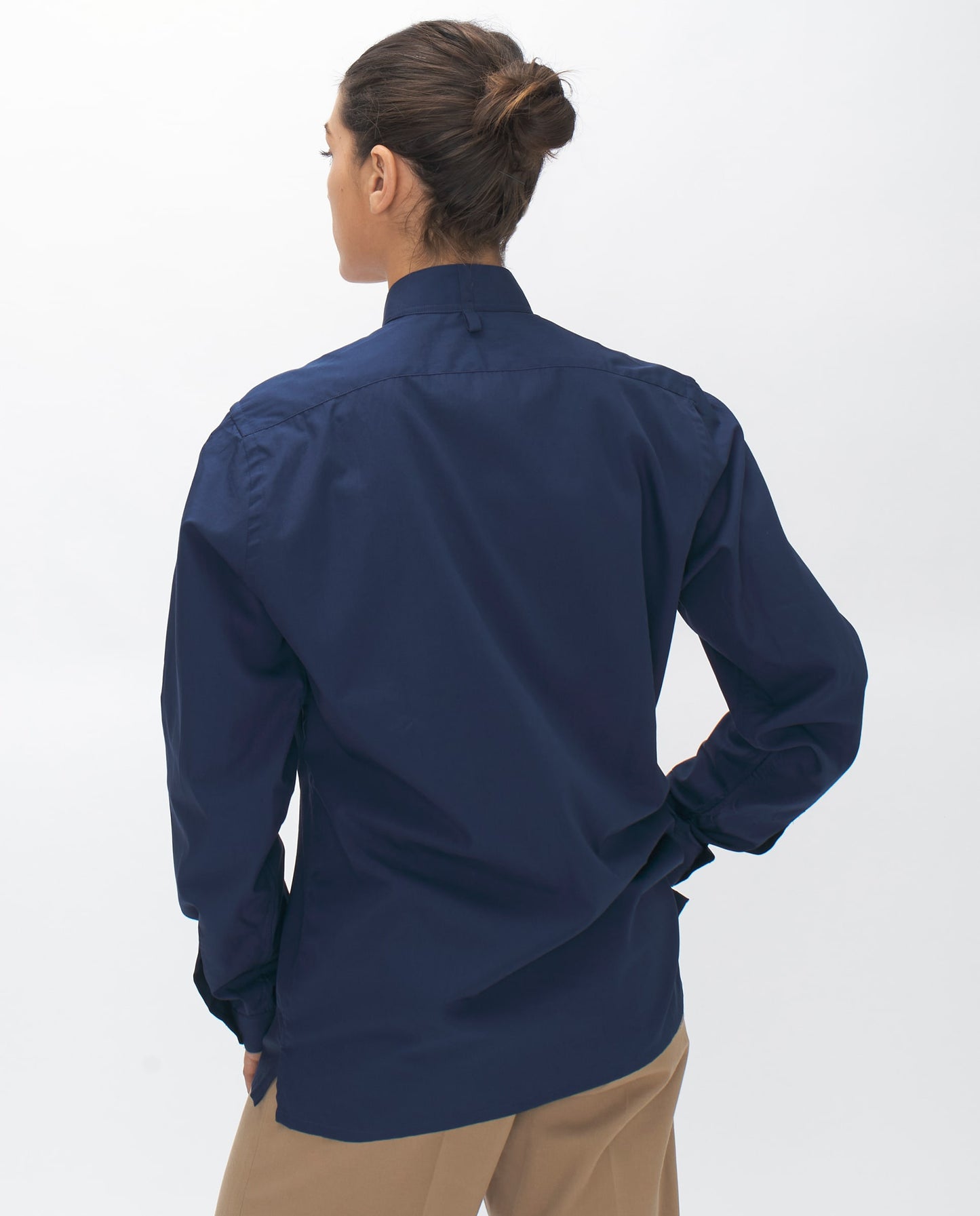 NAVY BLUE COTTON LONDON SHIRT