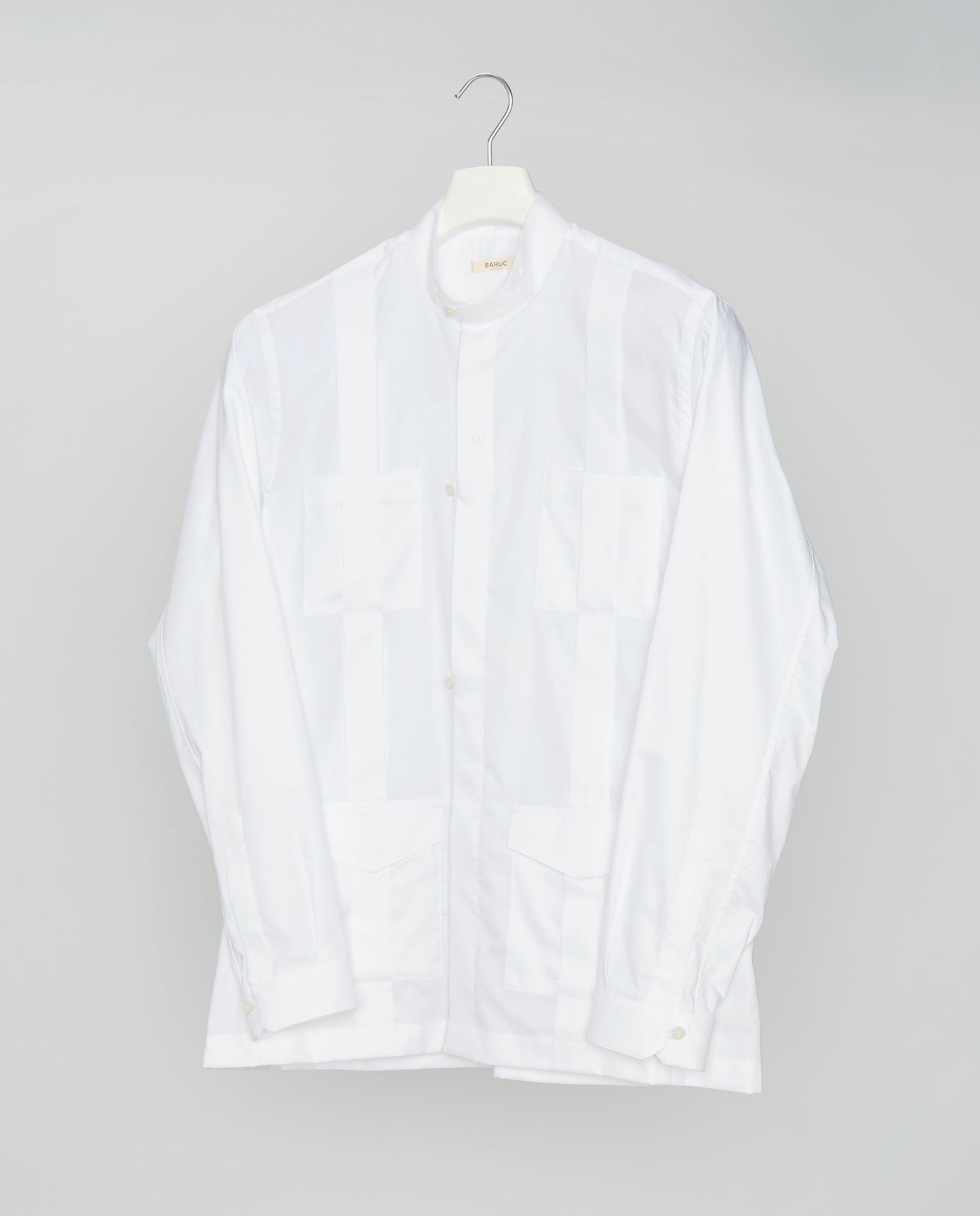 WHITE COTTON HABANA GUAYABERA