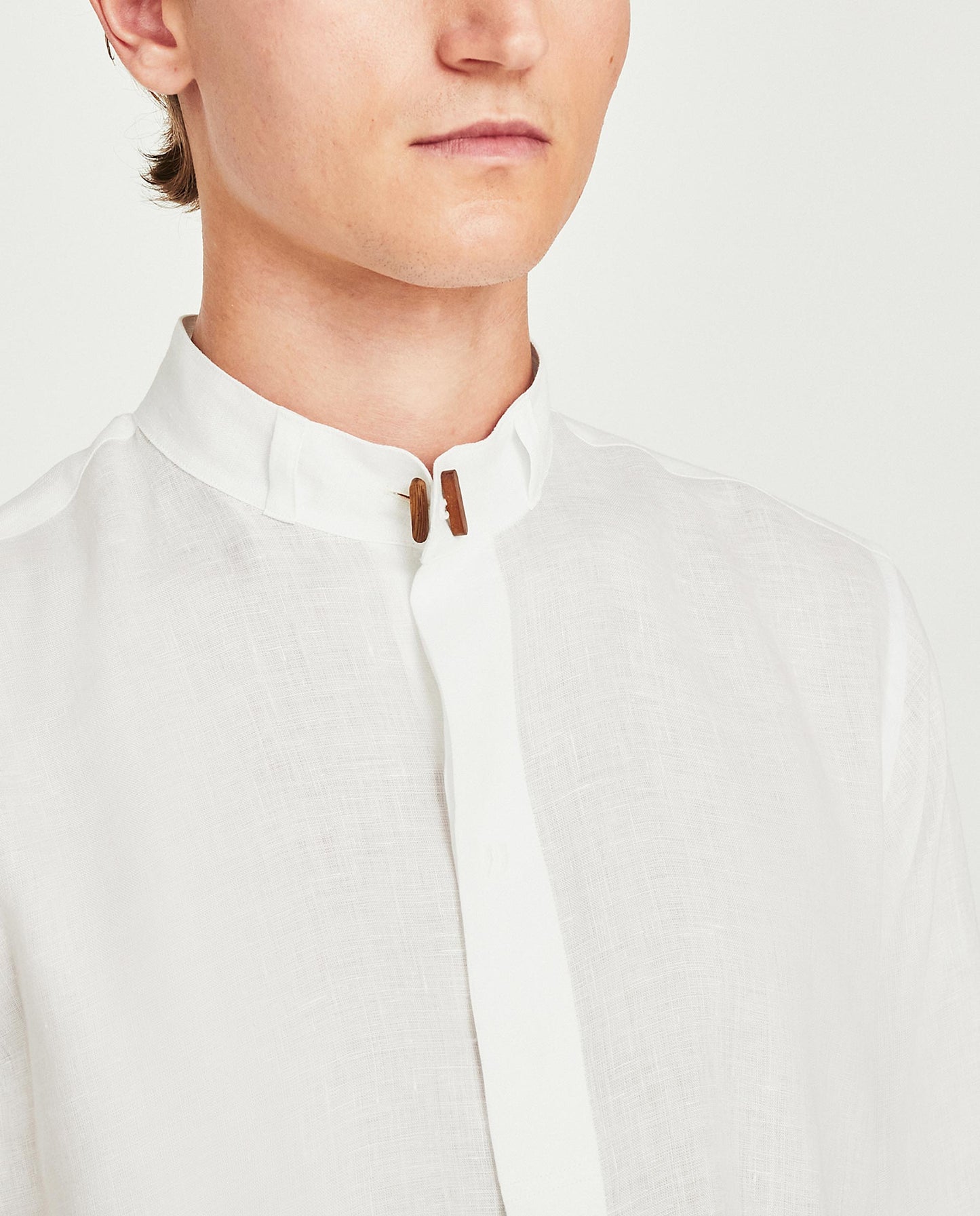 WHITE LINEN LONDON SHIRT