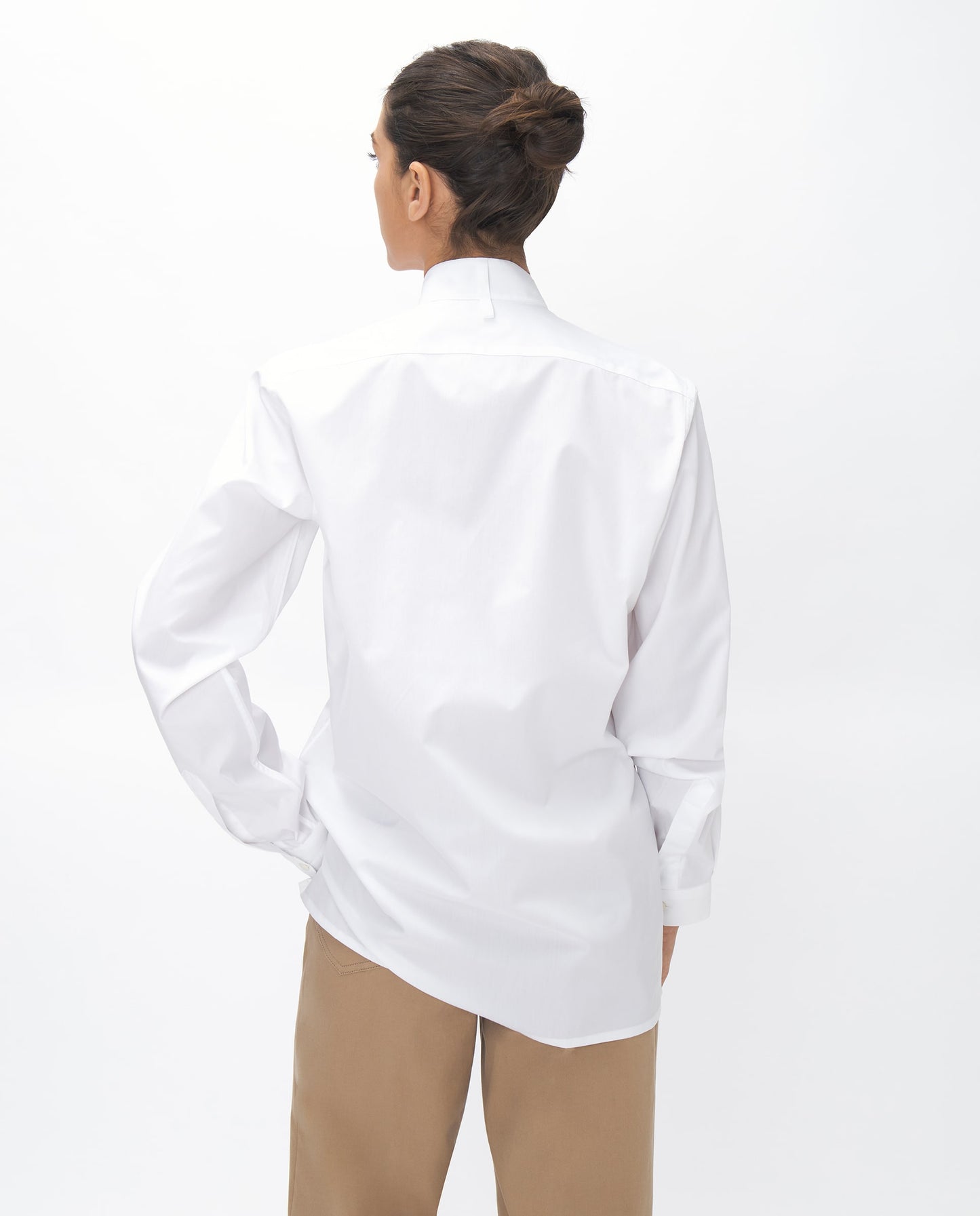 WHITE COTTON LONDON SHIRT