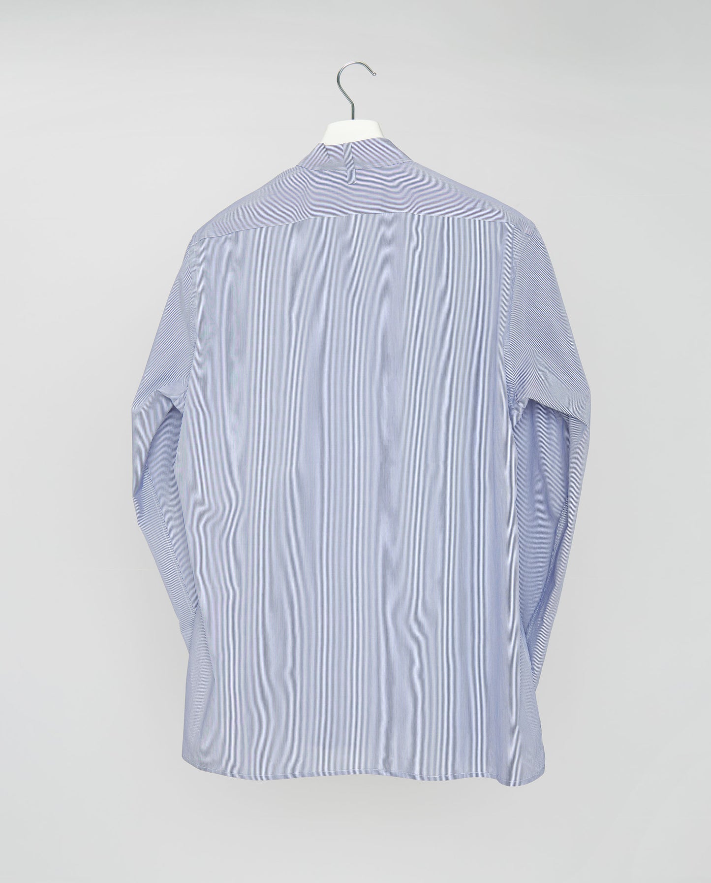 SEA BLUE STRIPED COTTON LONDON SHIRT