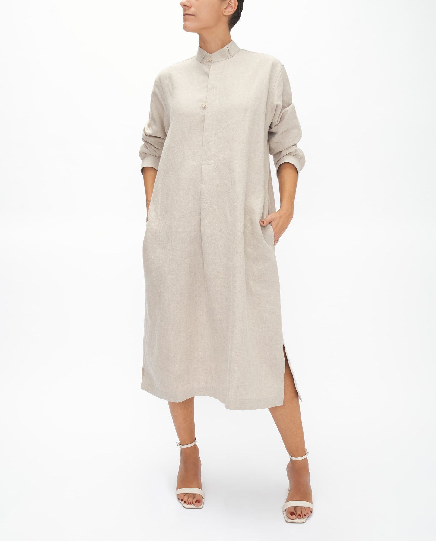 NATURAL LINEN CEYLON KURTA