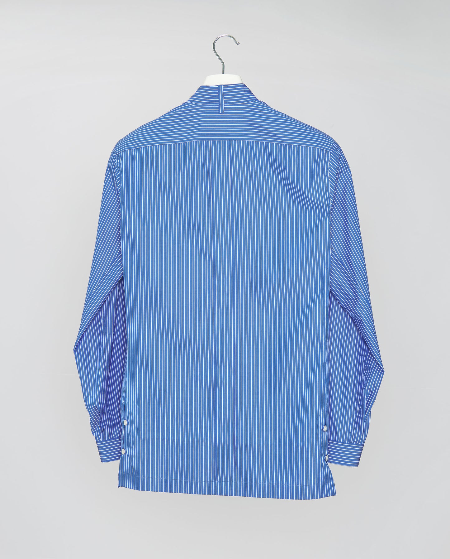 ROYAL BLUE STRIPED COTTON HABANA GUAYABERA