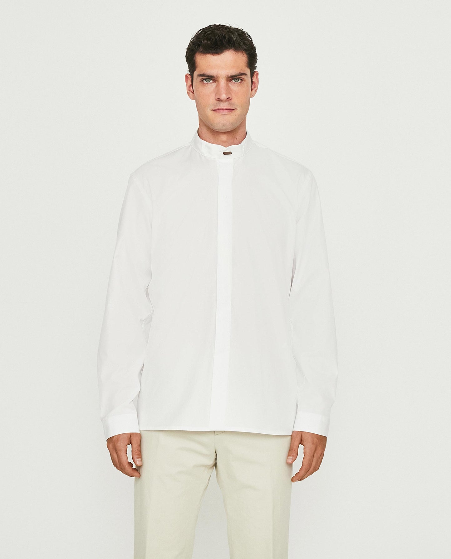 WHITE COTTON LONDON SHIRT