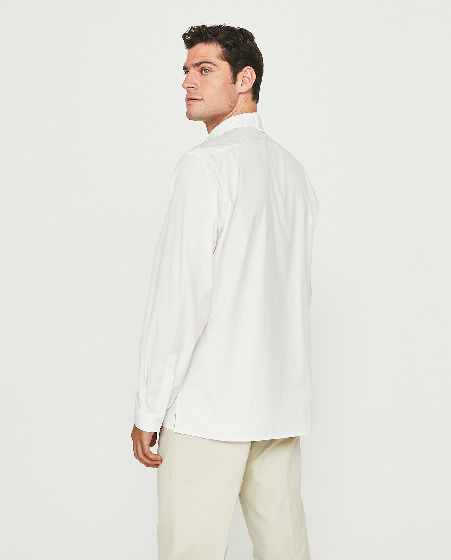 WHITE COTTON LONDON SHIRT