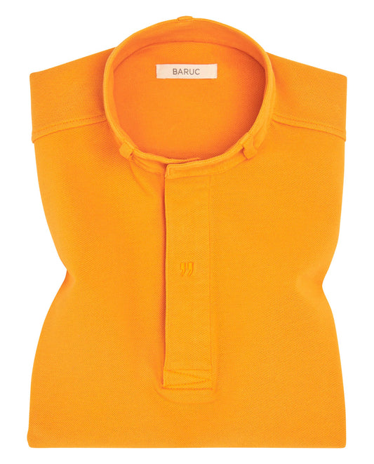 SHORT SLEEVE MUSTARD TURKANA POLO