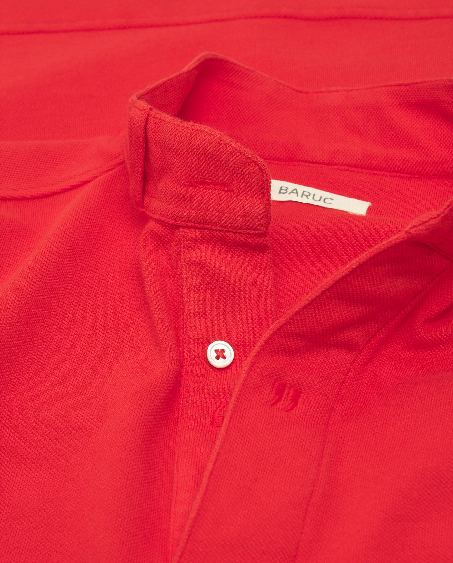 SHORT SLEEVE RED TURKANA POLO