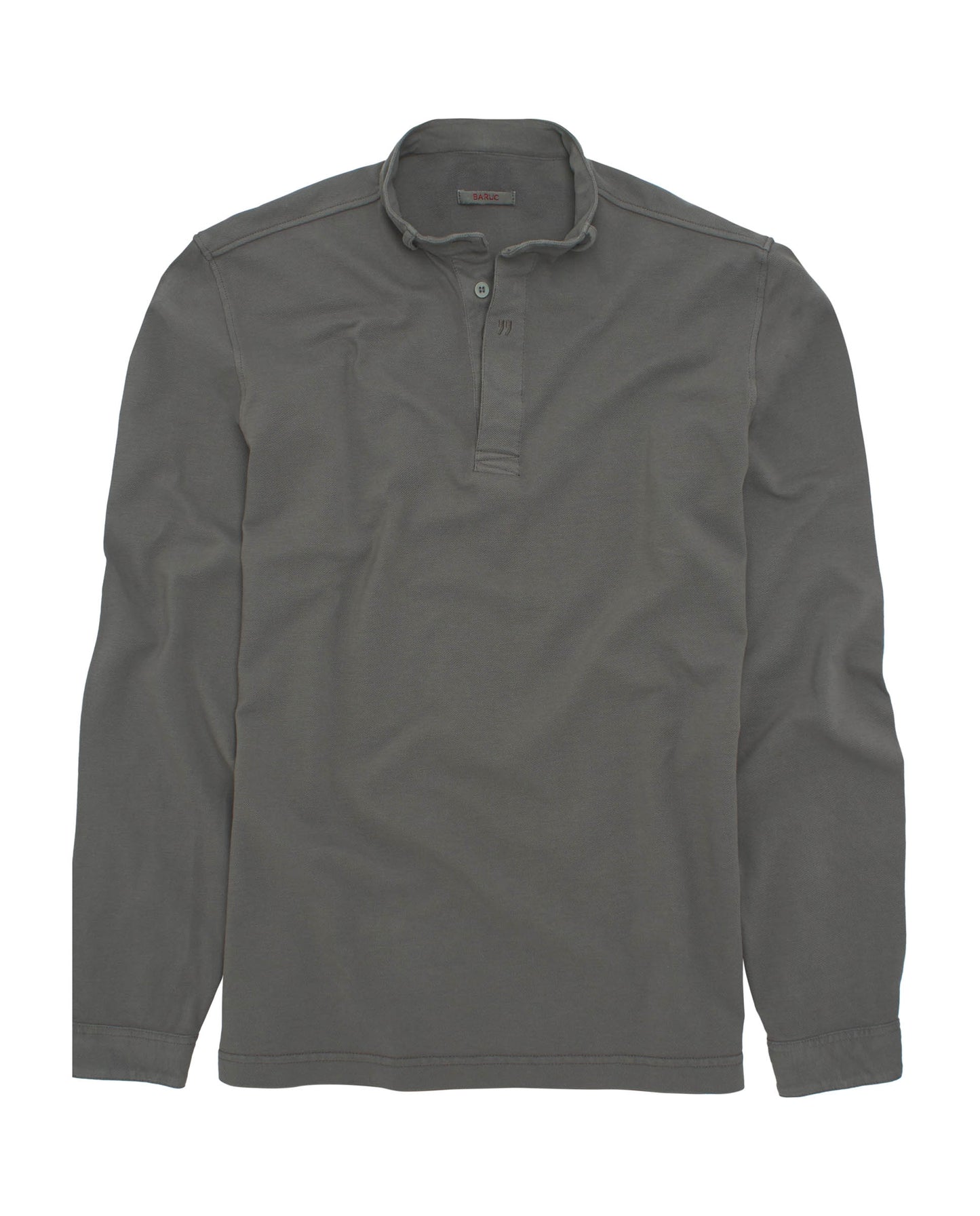 LONG SLEEVE SMOKE GREEN VERMONT POLO