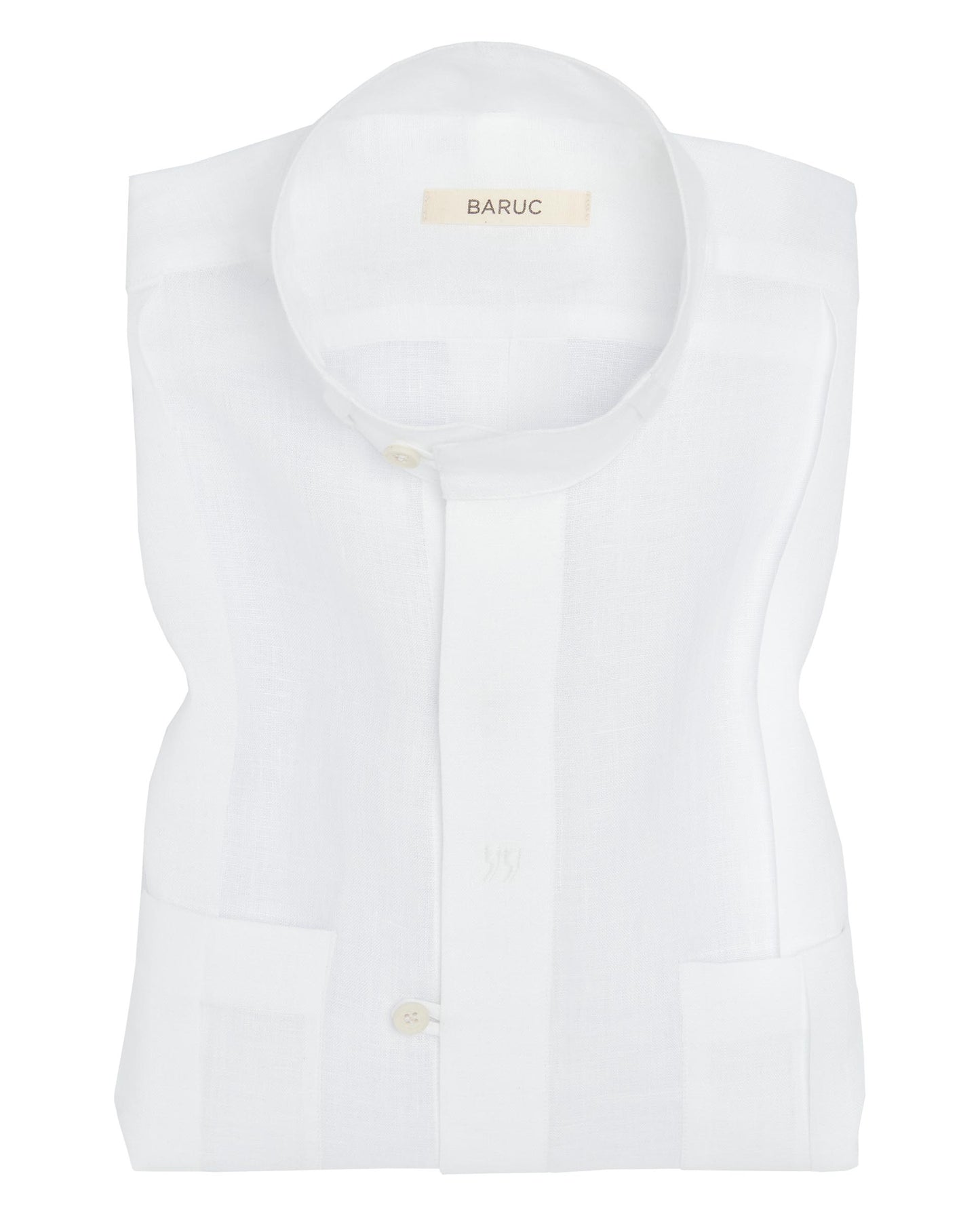 WHITE LINEN HABANA GUAYABERA SHIRT