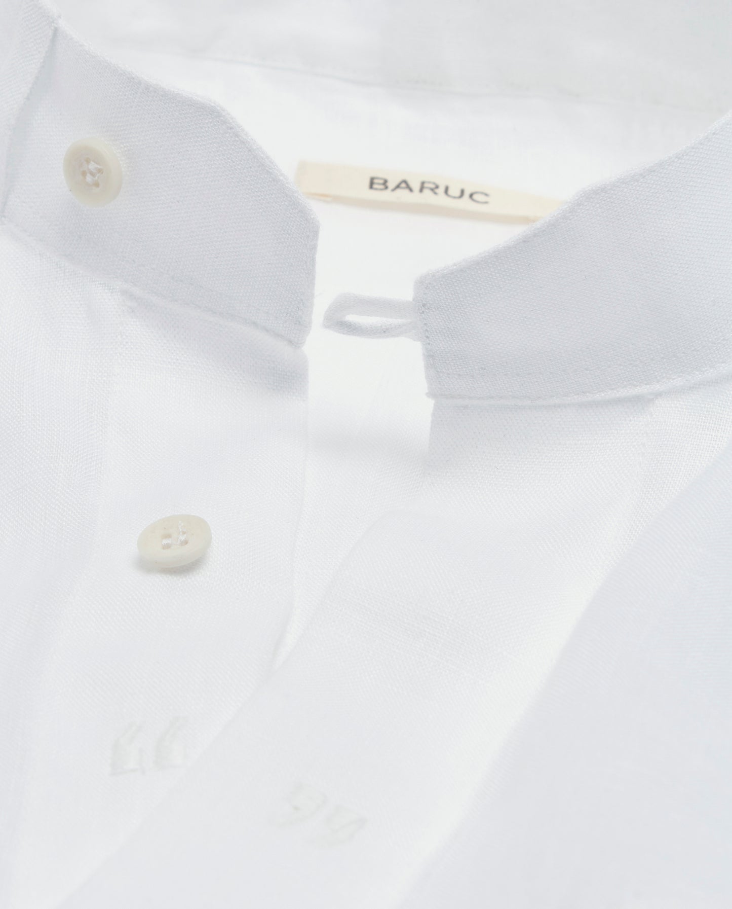 WHITE LINEN HABANA GUAYABERA SHIRT